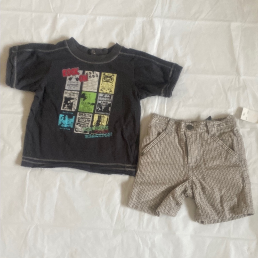 Kenneth Cole Reaction Kids Black and Gray Matching Set